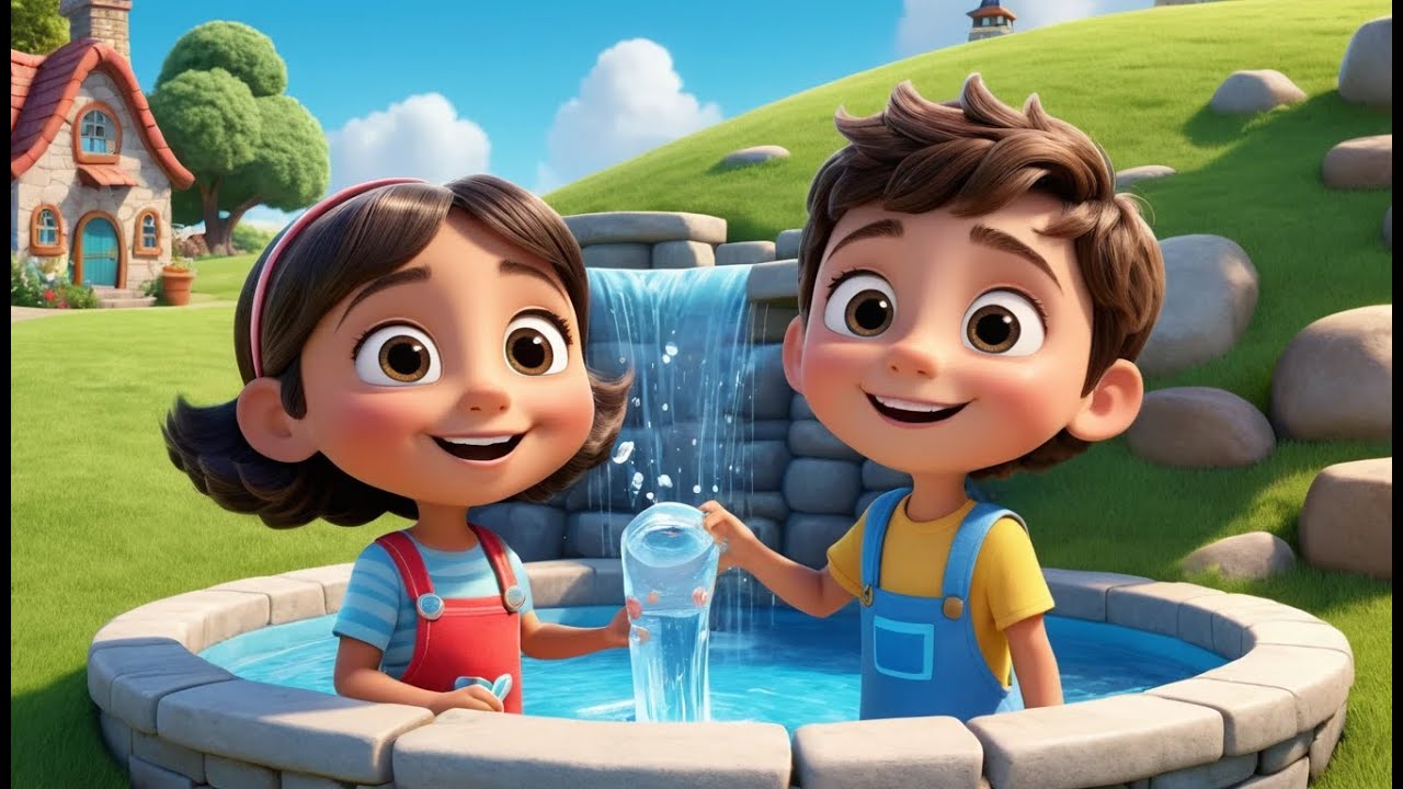 Jack and Jill Went Up the Hill | Classic Nursery Rhyme for Kids | Fun Learning Song