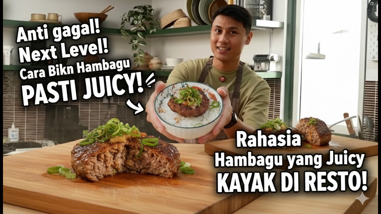 Anti gagal! Resep Hambagu 100% Juicy!