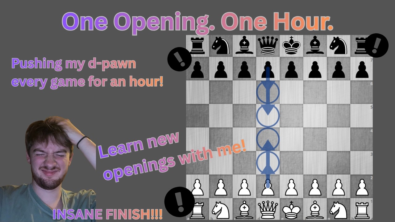 One Opening. One Hour. | D-Pawn Challenge (Part 1)