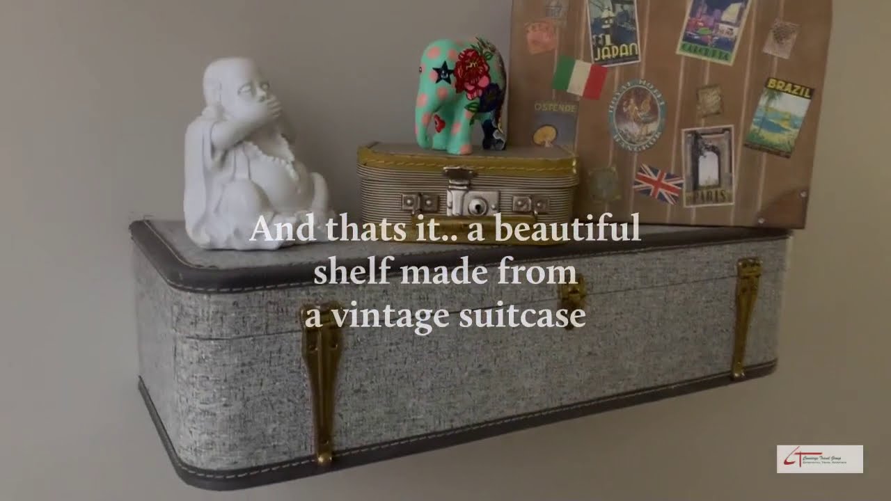 Making a Vintage Suitcase shelf
