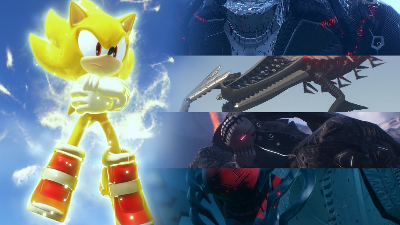 Frontiers Titan Bosses with Soap Shoes Super Sonic