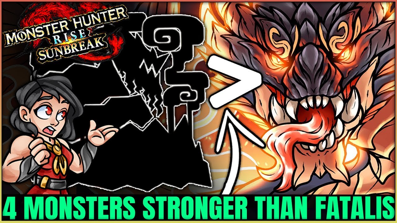 The 4 Monsters That Can Destroy Fatalis - Black Dragon VS Everyone - Monster Hunter Rise Sunbreak!