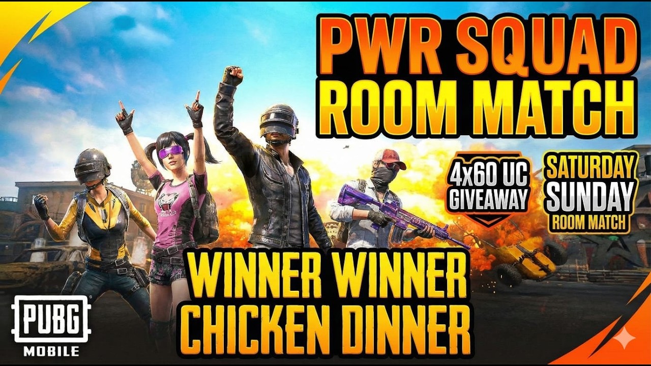 POWER SQUAD UC ROOM MATCH | SATURDAY NIGHT PARTY 9.30PM