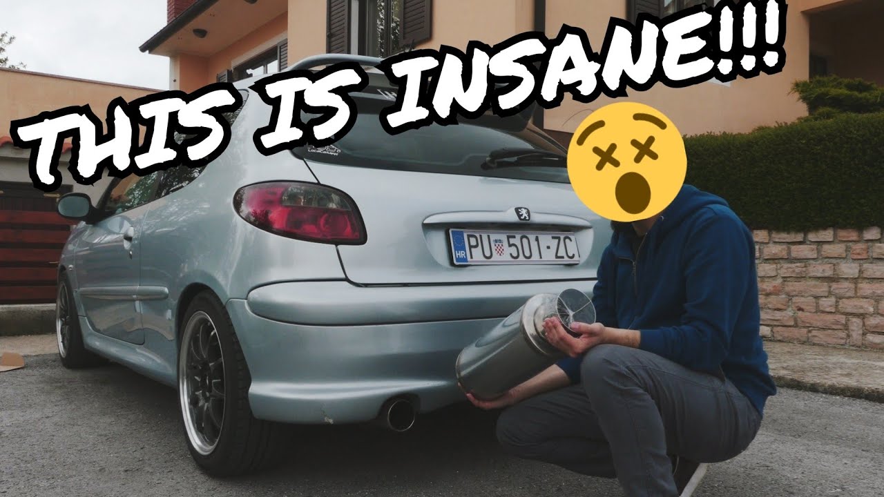 НОВЫЙ ВЫХЛОП Magnaflow для моего PEUGEOT 206