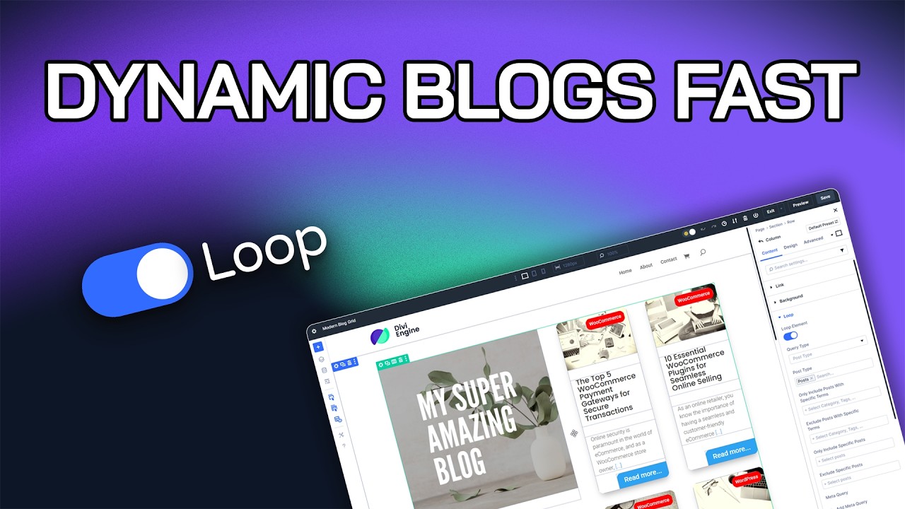 Build Custom Layouts with Divi 5's Loop Builder | Free Modern Blog Layout