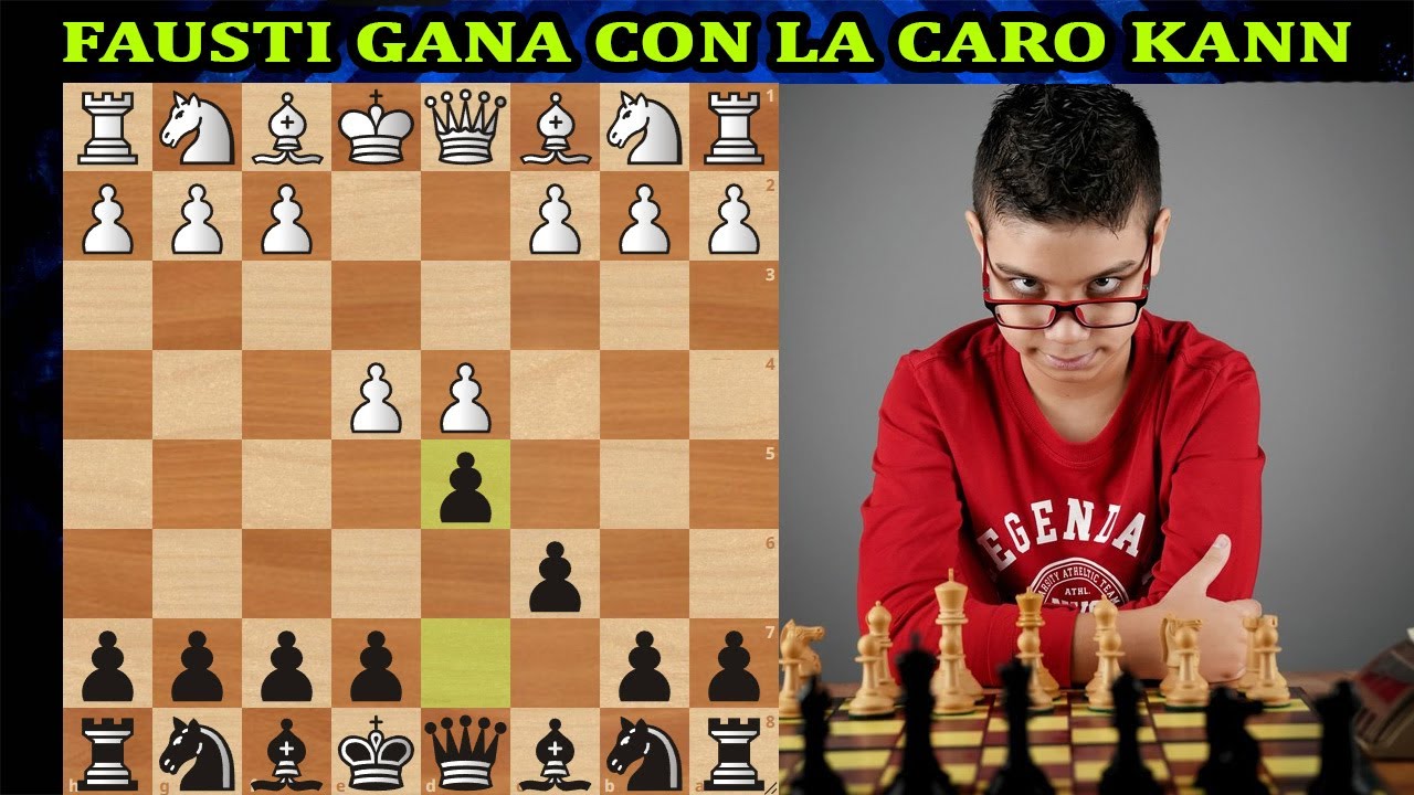 LA DEFENSA CARO KANN DE FAUSTI Faustino Oro vs Vasif Durarbayli partida de ajedrez bala