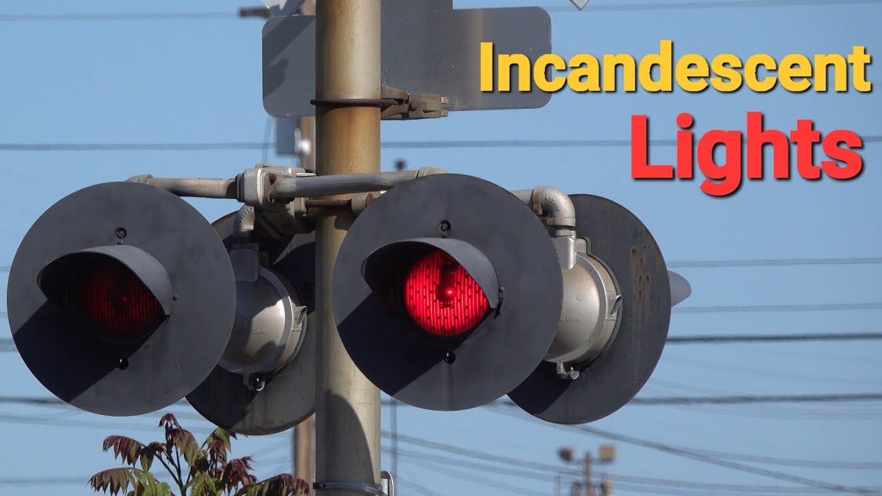 Incandescent Light Railroad Crossing Compilation, Old Railroad Crossing Lights Pt. 2