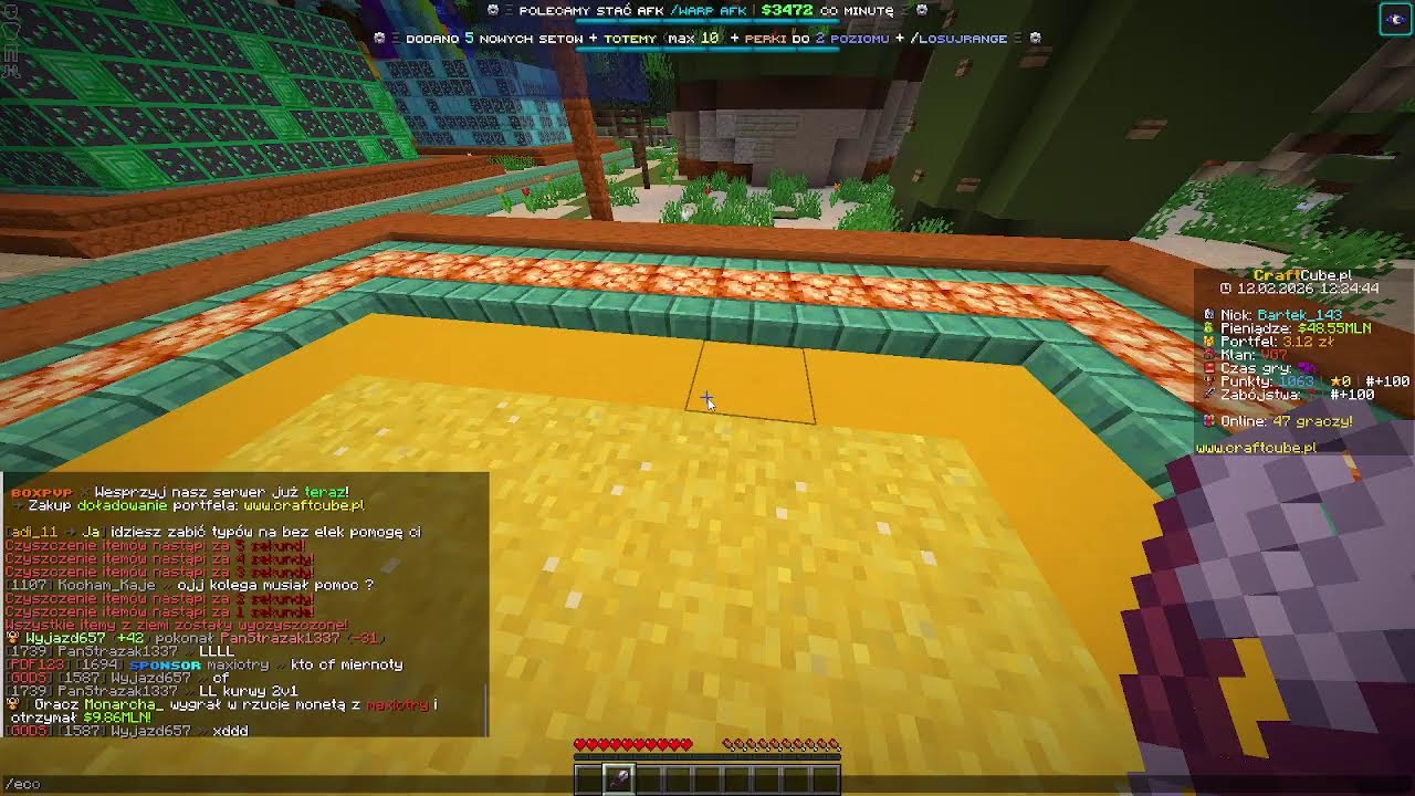 Wbijamy 100m na boxpvp ? LIVE ON