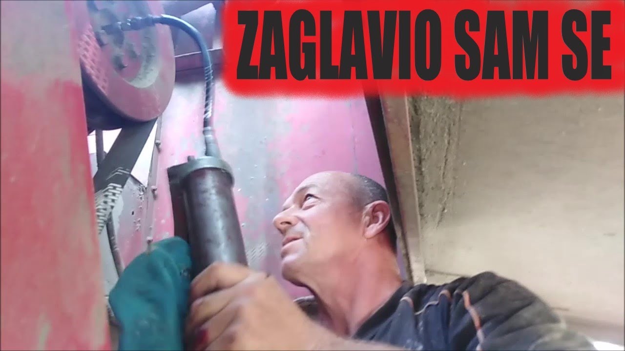 PODMAZIVANJE KOMBAJNA - ZAGLAVIO SE (LJUBA ŠUMAR)
