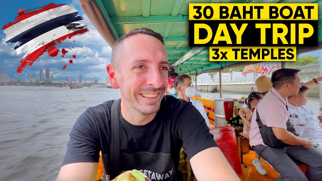 RIVER BOAT 3 Temple Tour for only 30 BAHT in BANGKOK
