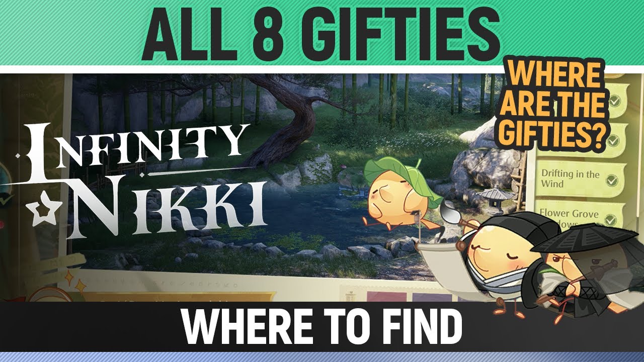 Infinity Nikki - Where Are the Gifties? - All 8 Locations (Danqing Season)