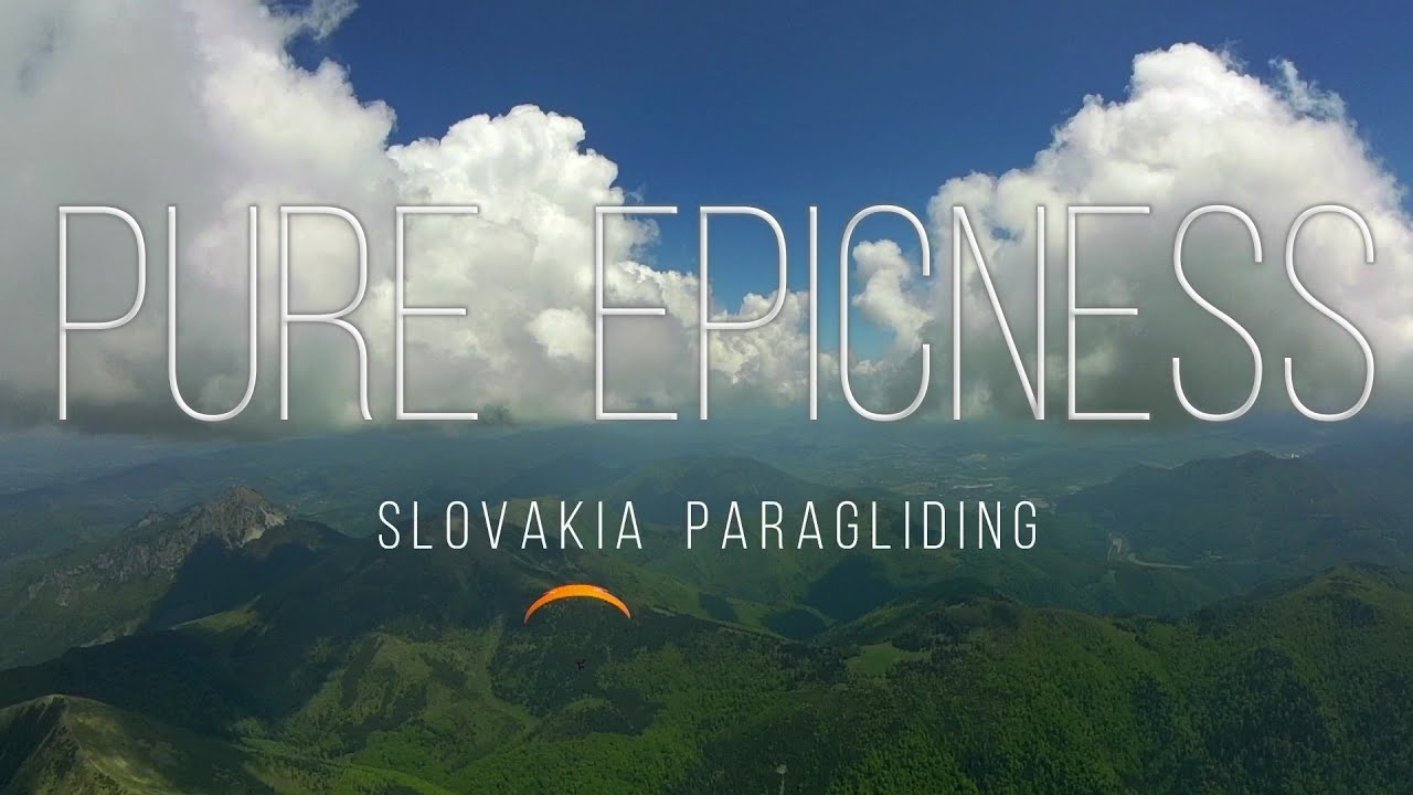 PARAGLIDING | Pure epicness | Cloud surfing | Kubínska Hoľa, Martinské hole