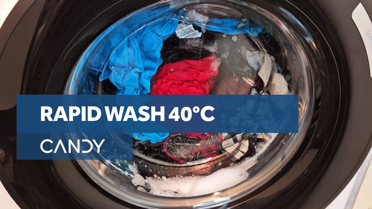 Candy ProWash 500 washing machine - Rapid 44 minute wash