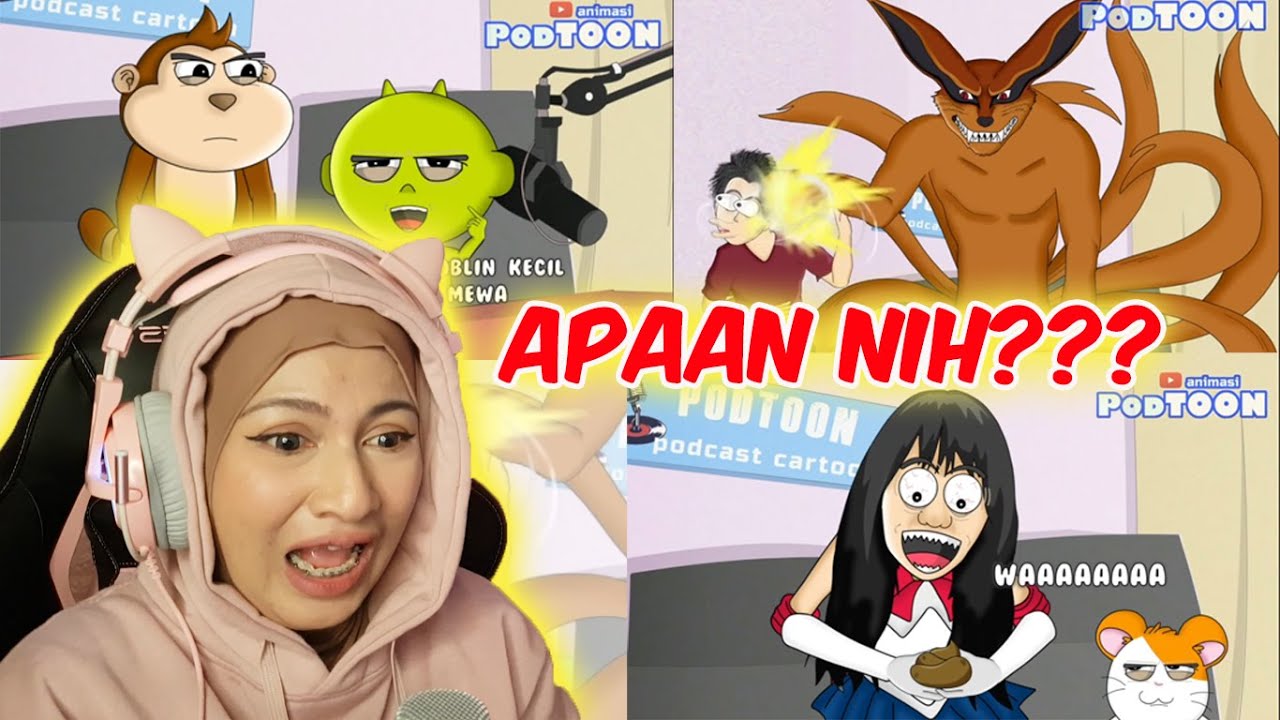 Animasi Podtoon, RECEH TAPI BUAT NGAKAK | YULINDRI REACTION ANIMASI