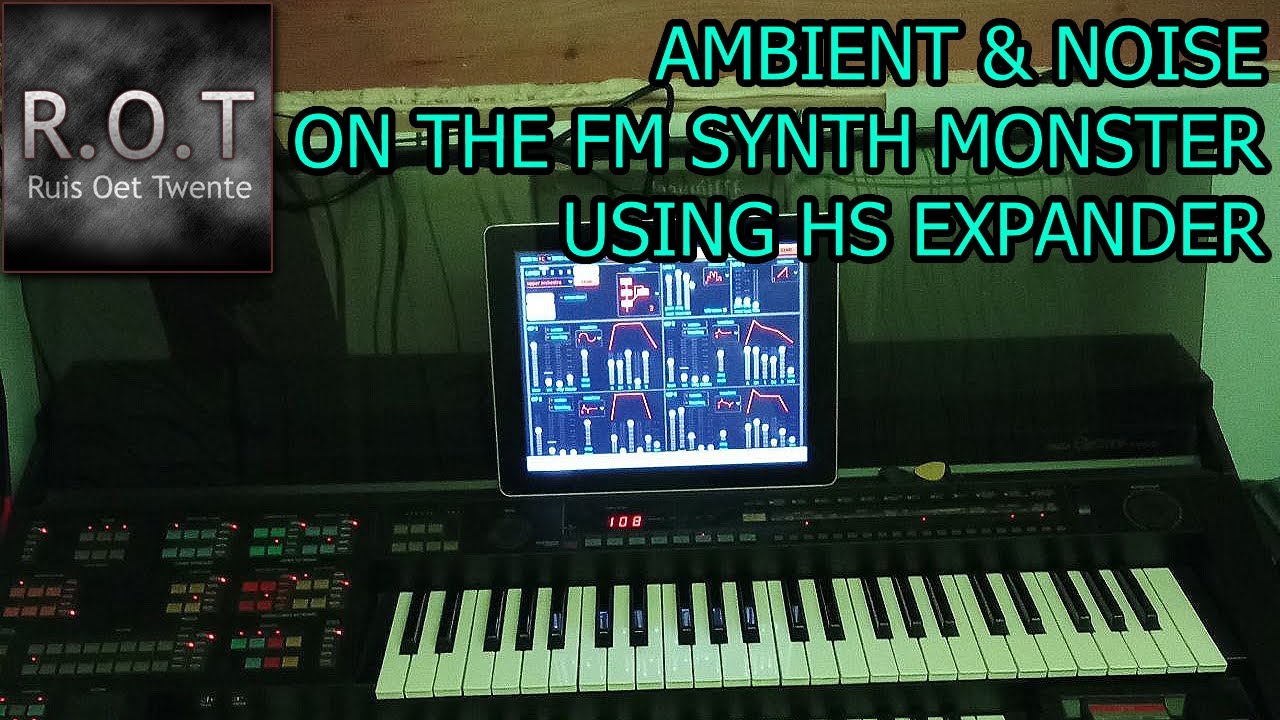 AMBIENT and NOISE music - Live Yamaha Electone HS-6 with HS Expander