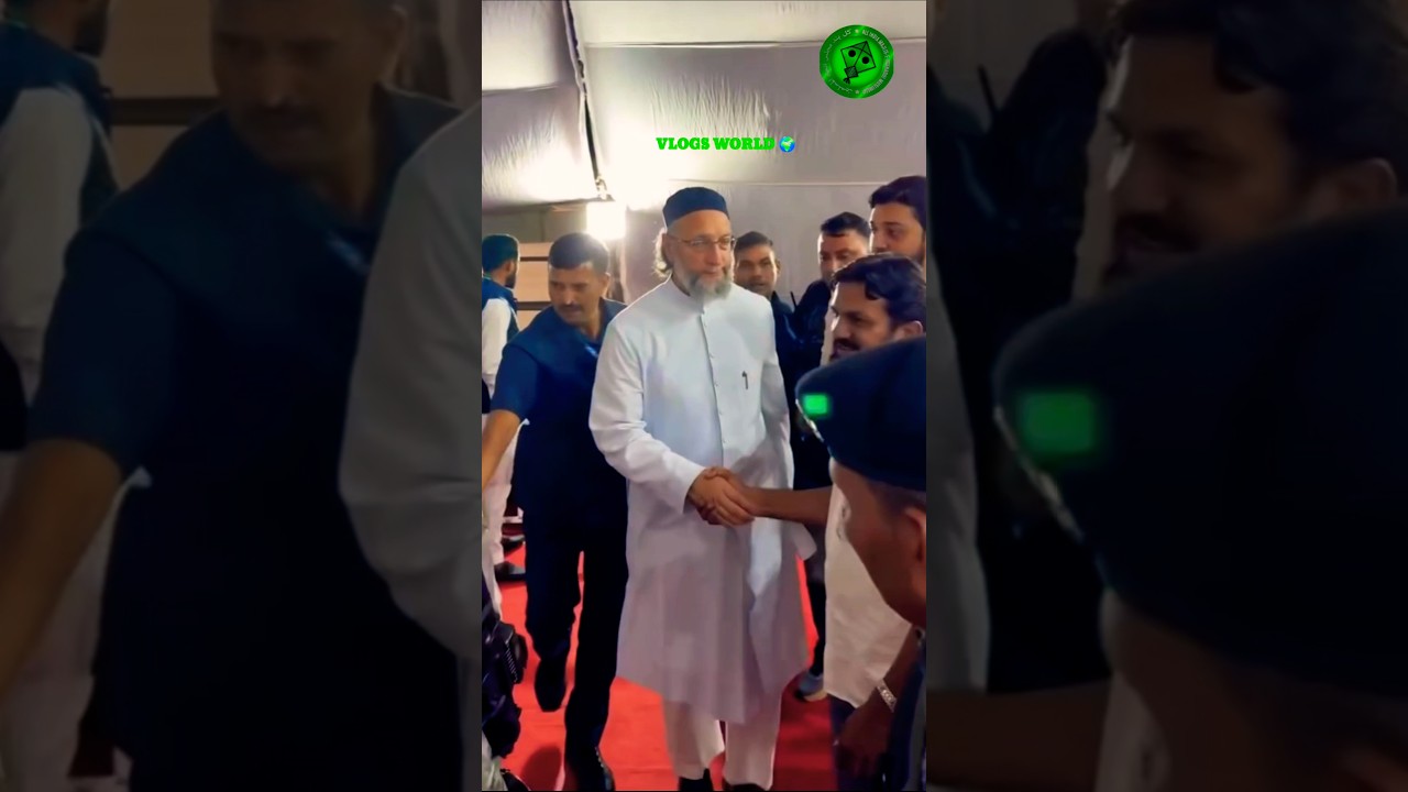 AIMIM Chief Asaduddin Owaisi Sahab 😘 Bhopal Public Meeting 🤝 #shorts #owaisi #shortsfeed