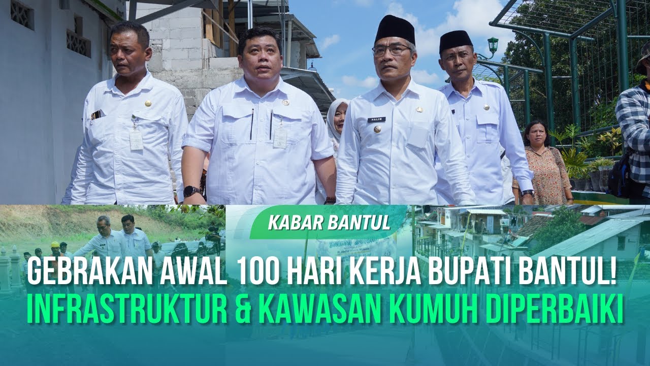 Program 100 Hari: Bupati dan Wakil Bupati Bantul Resmikan Sejumlah Proyek Strategis | Kabar Bantul