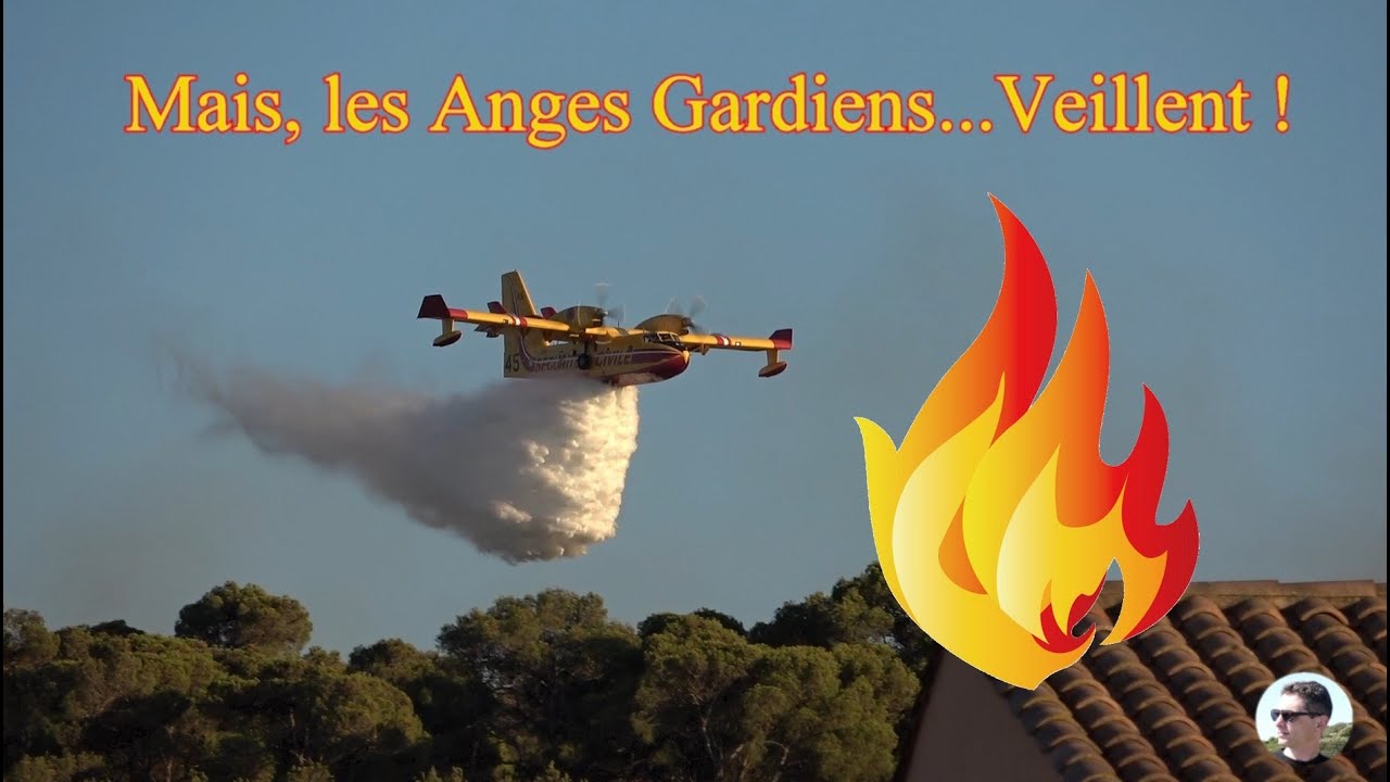 ✈️ Canadair | 🔥 Feu du 28/08/2021 - Massif de la Clape (Aude)