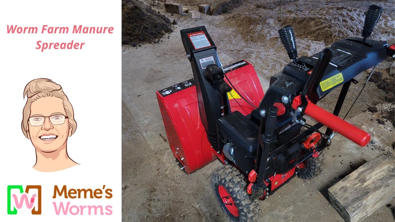 Worm Farm Manure Spreader in Action: Efficient Castings Application