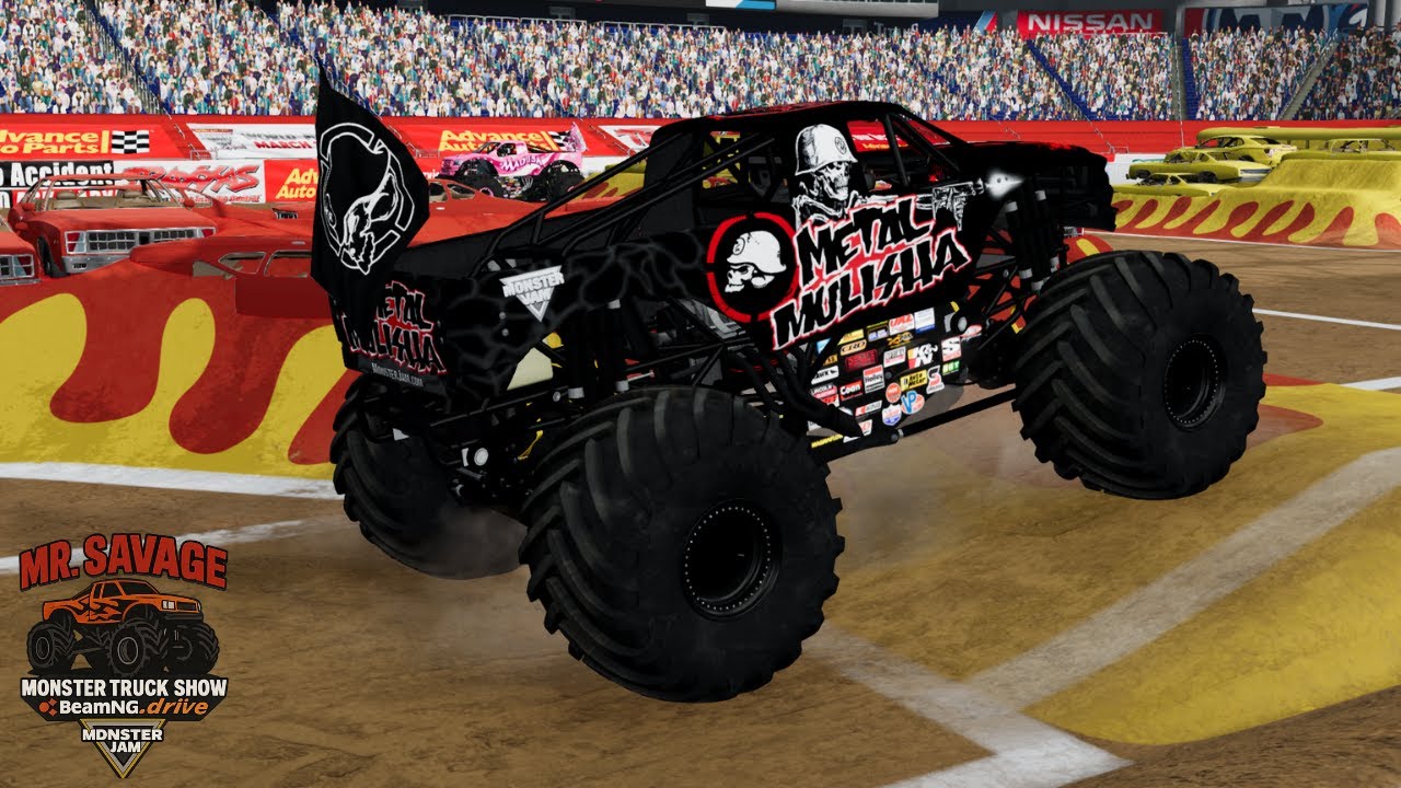 Monster Jam Nashville Tennessee 2012 Path of Destruction - BeamNG.Drive Monster Jam 