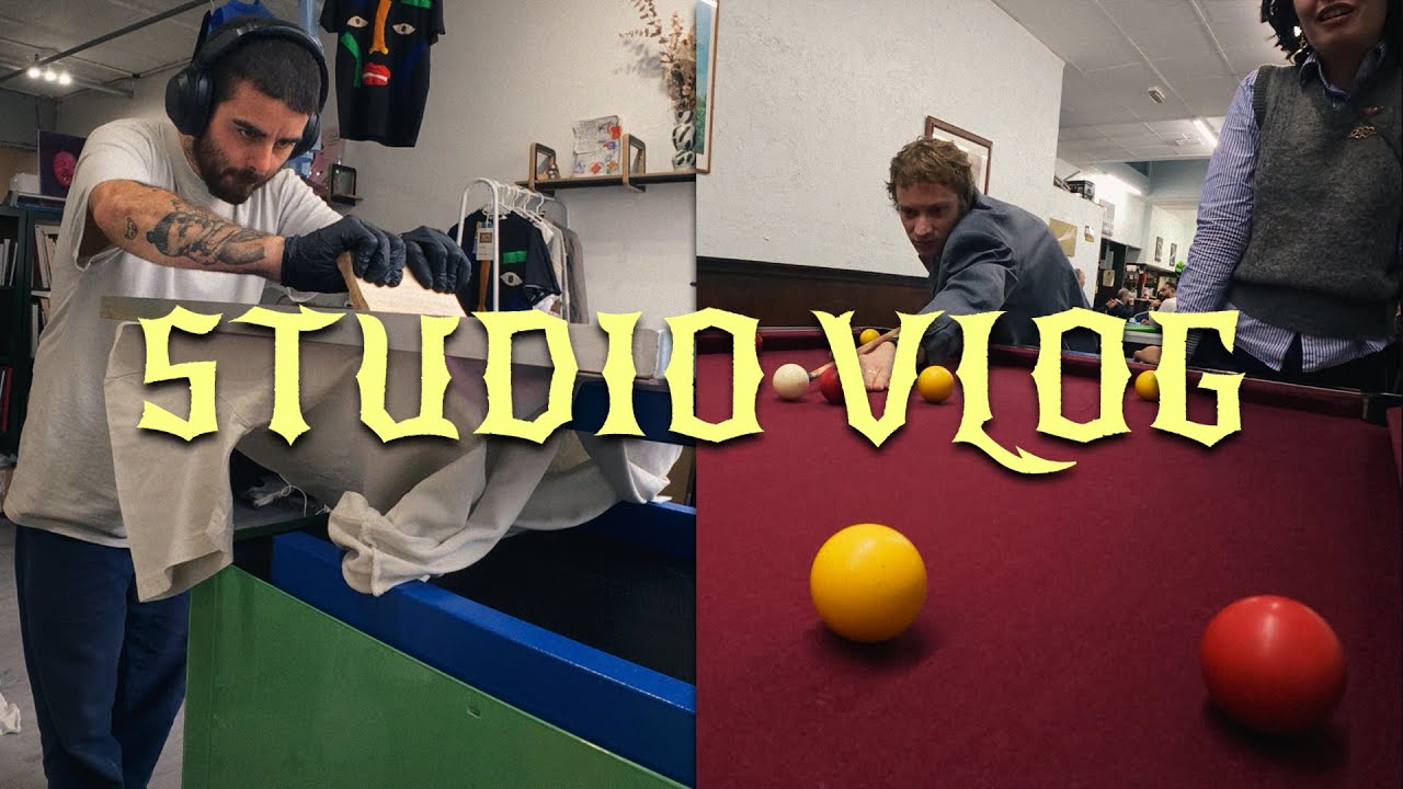 Studio Vlog: Screen printing, Tattooing & why I put my phone away