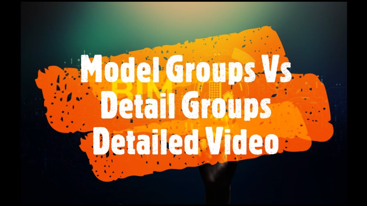 Model Groups Vs Detail Groups Detailed video | Revit || BIM Guru