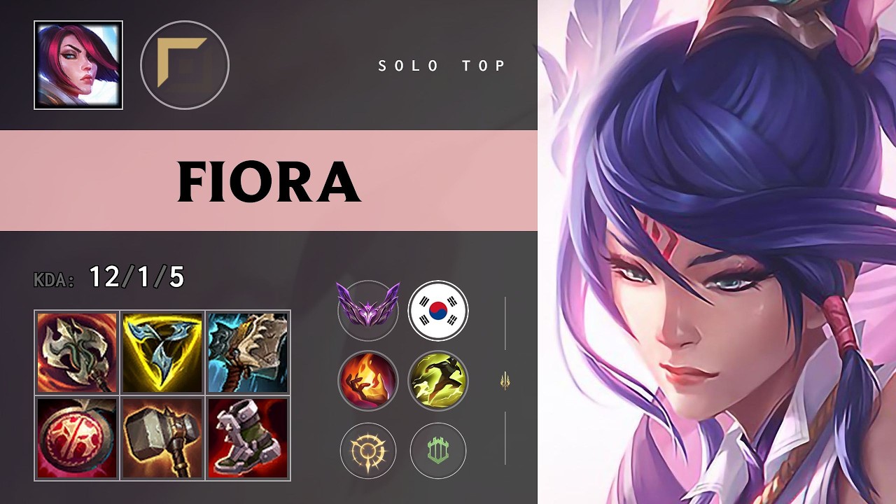 Fiora Top vs Irelia - KR Master Patch 26.18