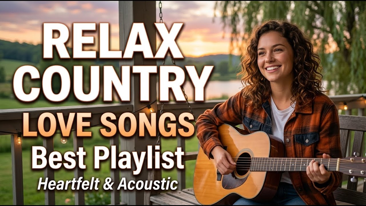 Best Country Love Songs You Must Hear ❤️ Fireplace Country Relax