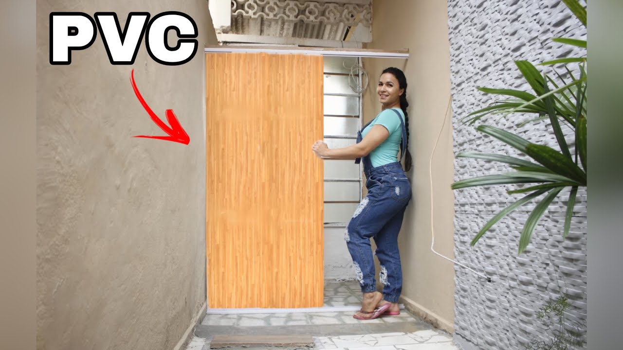 DIVISÓRIA DE AMBIENTES FEITA COM PVC. 2 em 1. Fácil e barata.