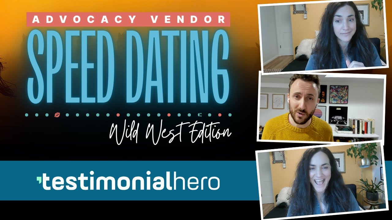 Testimonial Hero Demo and Customer Testimonial -Advocacy Vendor Speed Dating by Captivate Collective