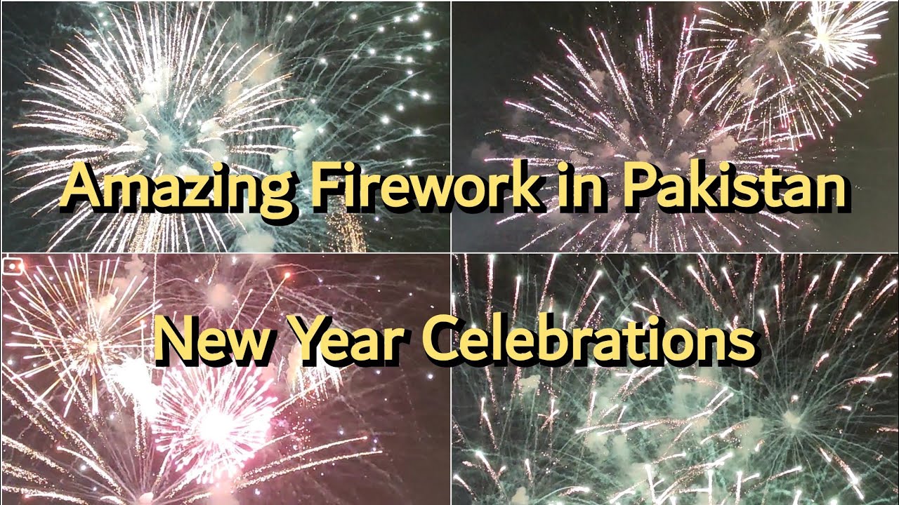 New Year Celebrations in Pakistan | Citi Housing Jhelum | Amazing Firework at New Year Night