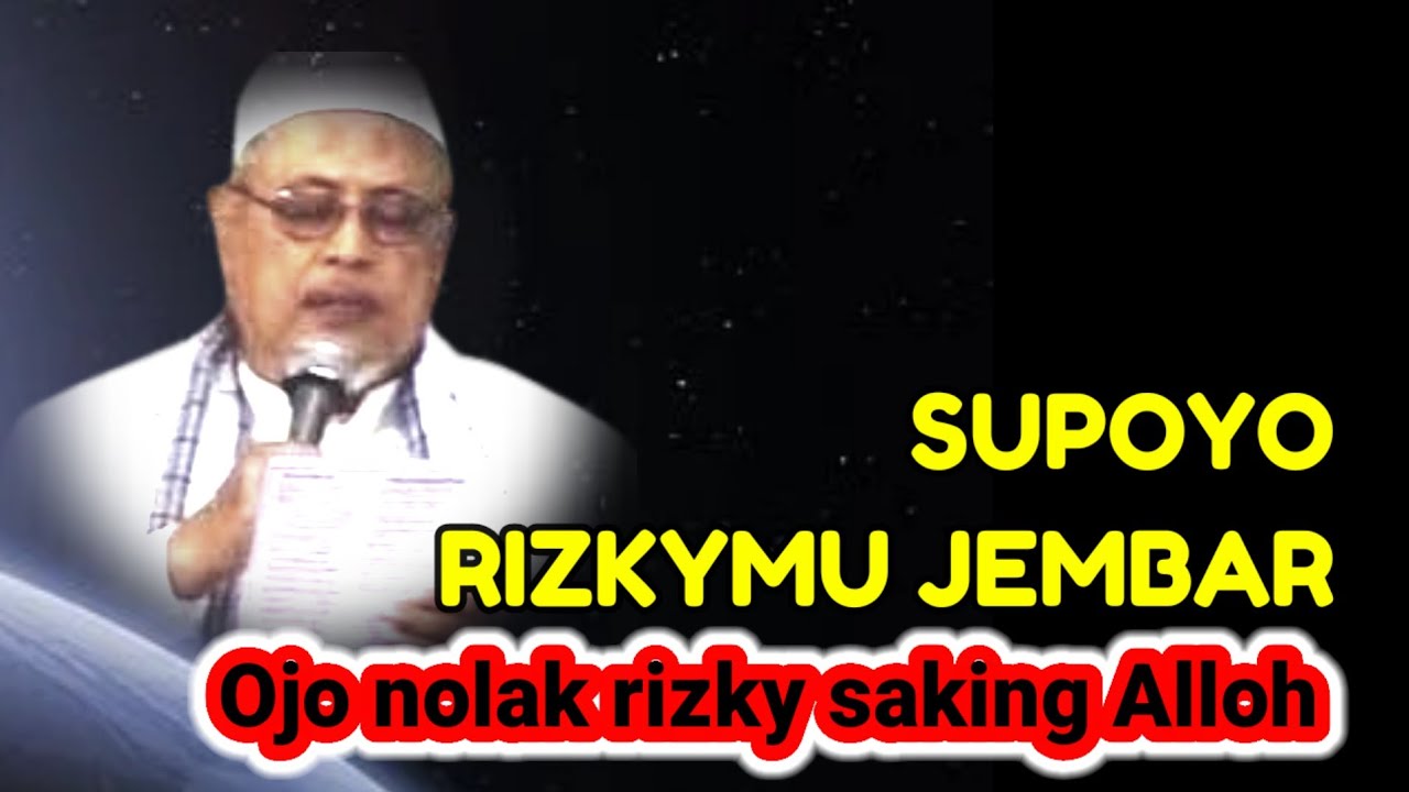 1048 SUPOYO RIZKYMU JEMBAR  rizky saking Alloh ojo ditolak