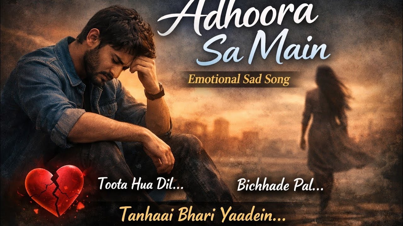 Adhoora Sa Main | Emotional Sad Hindi Song | Heart Touching Lyrics