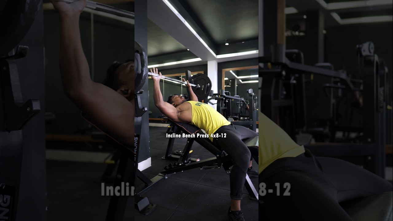 Chest and Triceps 💪🏻🔥 Hypertrophy Training #chestandtriceps # #bodybuilding #chest  #youtubeshorts