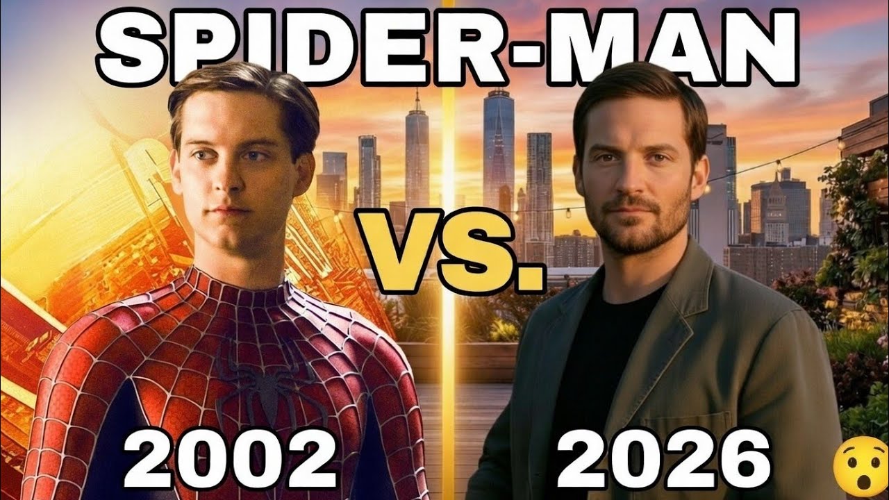 🕷️ Spider -Man(2002) Cast - Then vs Now(2026)| #spiderman #castthenandnow 