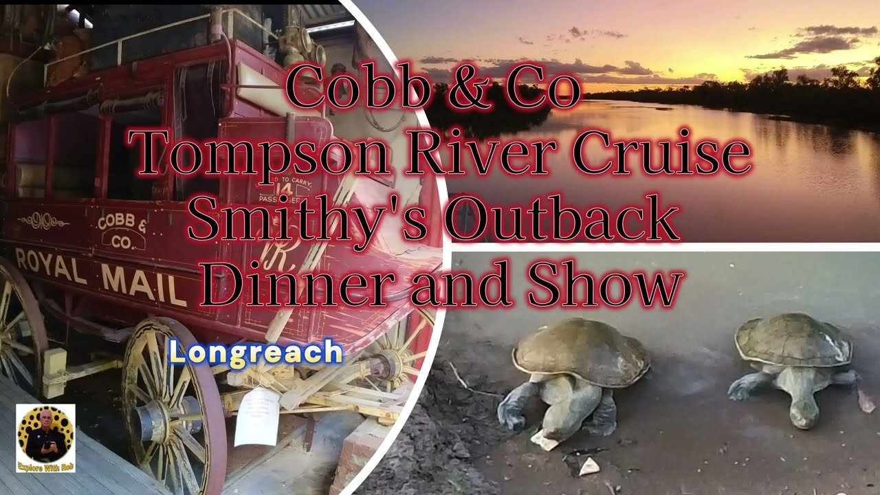 Лонгрич: Cobb & Co, круиз по реке Томсон, ужин и шоу у Смити, Квинсленд, Австралия.