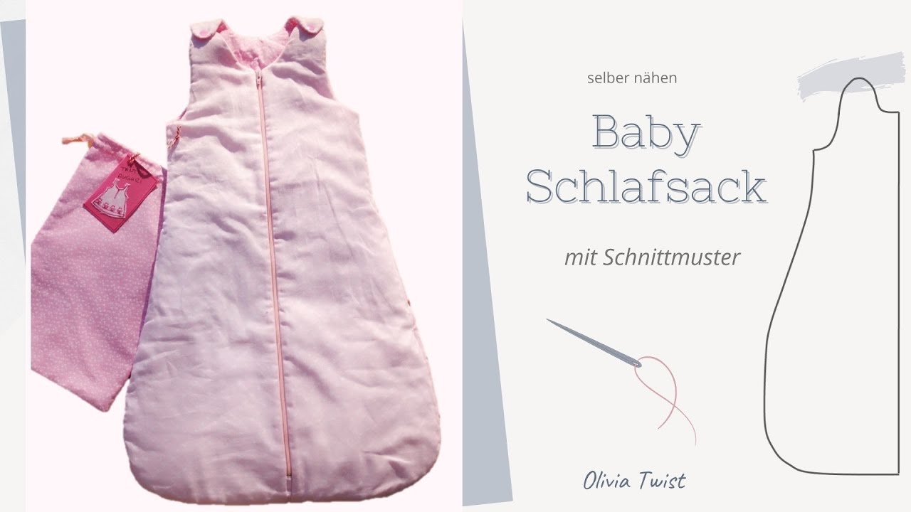 Baby -Schlafsack selber nähen - ganz einfach