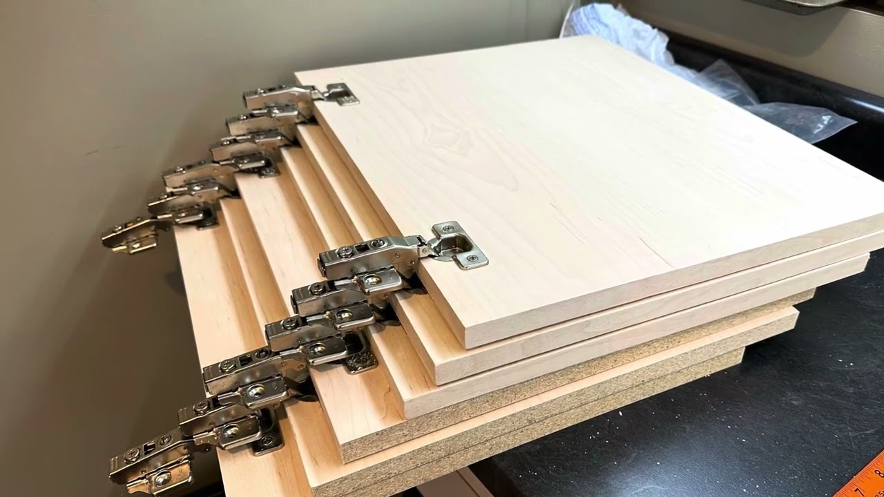 Glimpses of cabinet building and wooden drawer pulls on onefinity cnc wall mounted