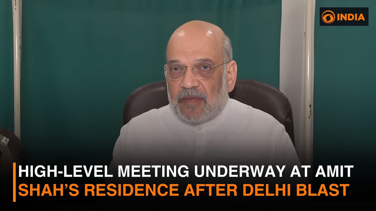 High-level meeting underway at Amit Shah&rsquo;s residence after Delhi blast & more | DD India Newshour