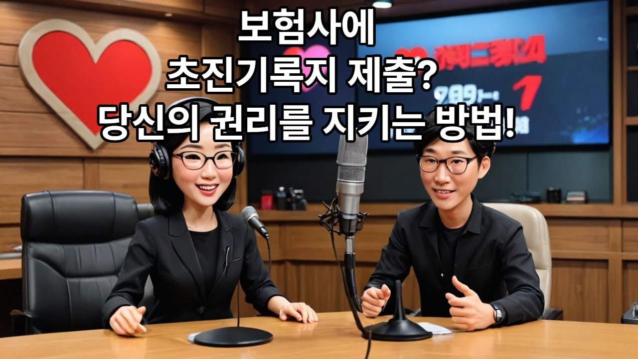 보험사에서 초진기록지 제출을 요구하면, 초진기록을 제출하겠습니까?(내용이 뭔지도??)