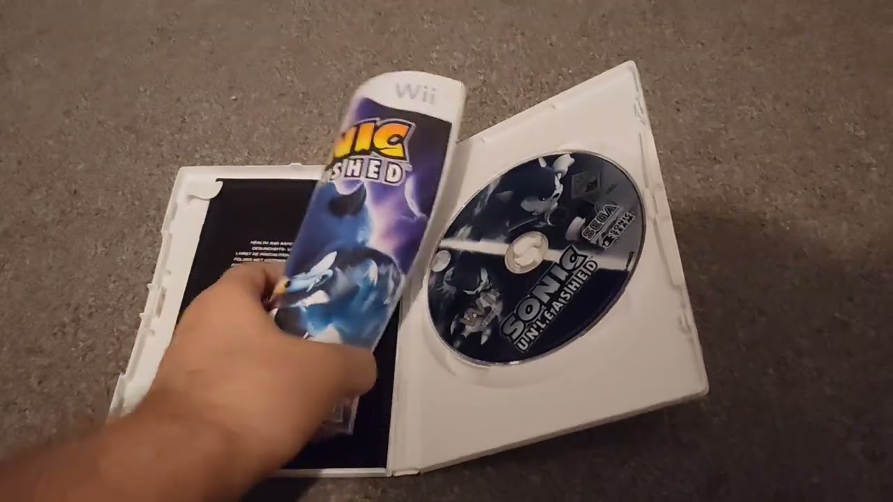 Sonic Riders Zero Gravity & Sonic Unleashed For The Nintendo Wii UK Game Unboxing
