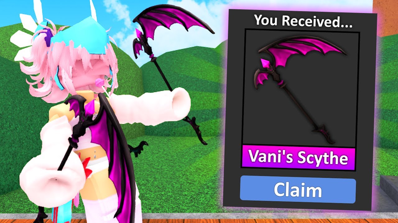 Vanilbean Nik's Scythe in MM2!