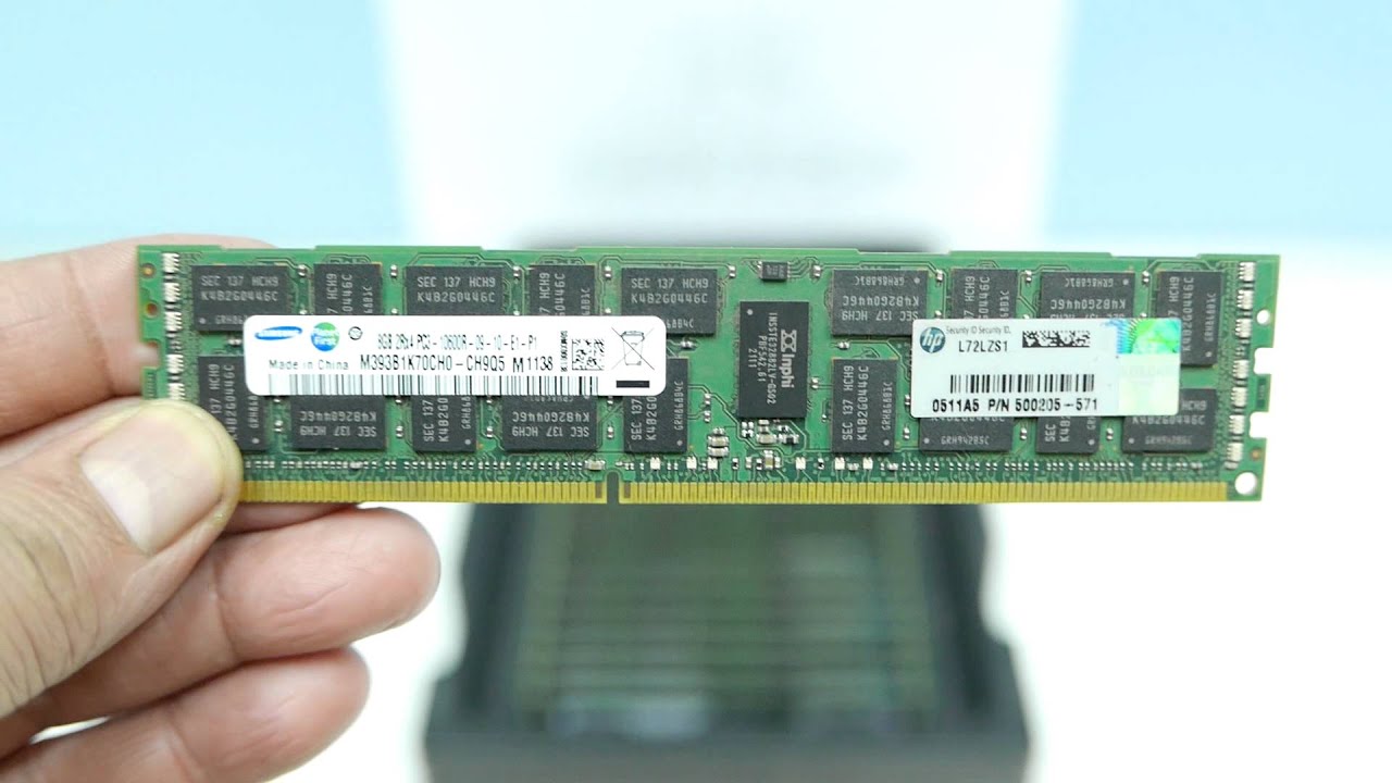 HP DDR3 Memory 8GB 2Rx4 PC3-10600R