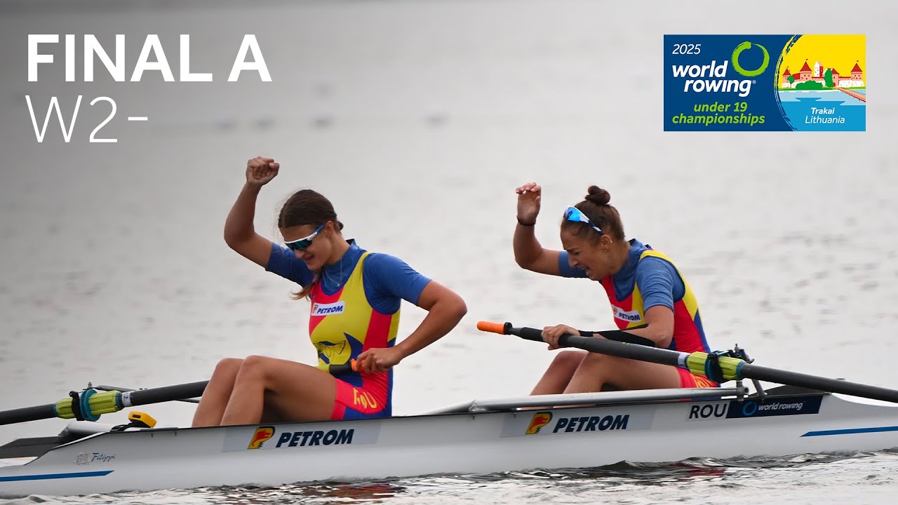 2025 World Rowing Under 19 Championships - Under 19 Women's Pair A-Final