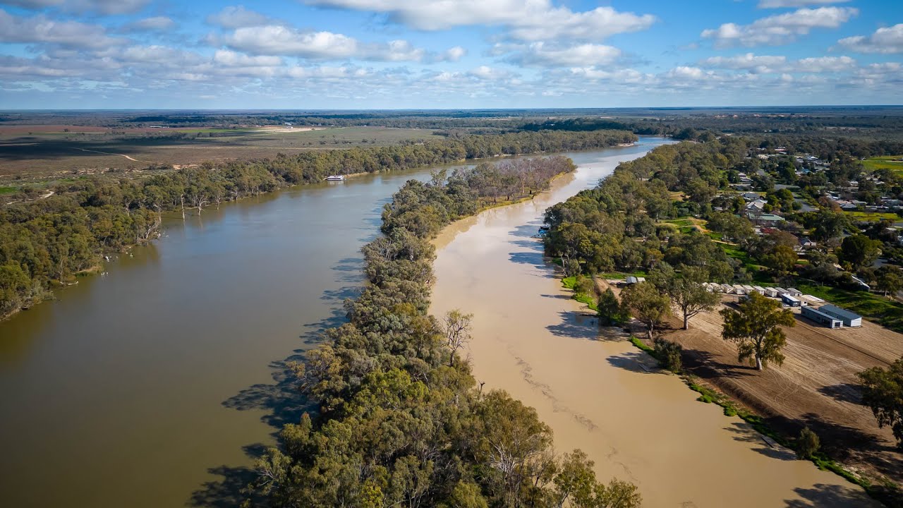 Junction of the Murray River and the Darling River