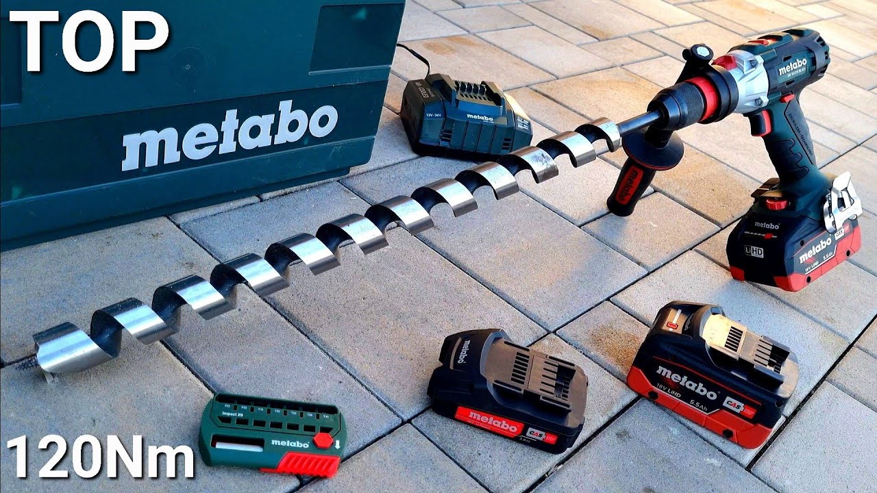 Импульсная дрель Metabo SB 18LTX BL QI с ударником, съемным патроном и усилием 120 Нм