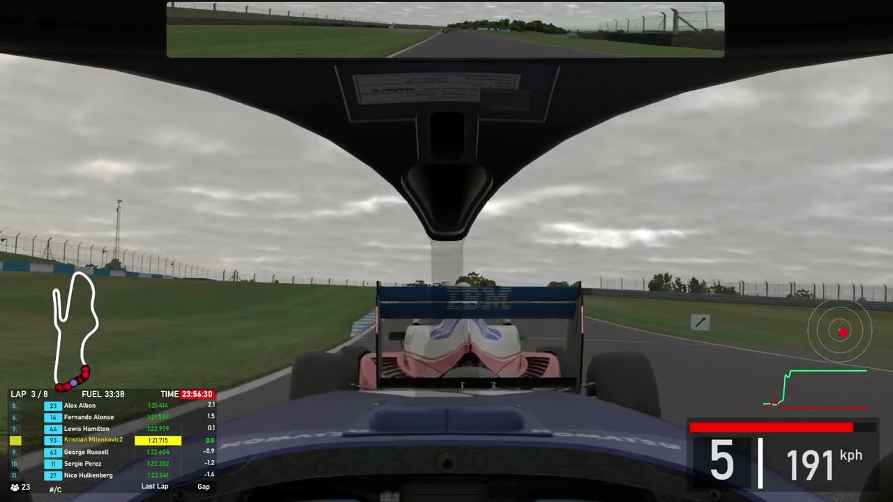 Super Formula Lights Adaptive AI Test @ Donnington