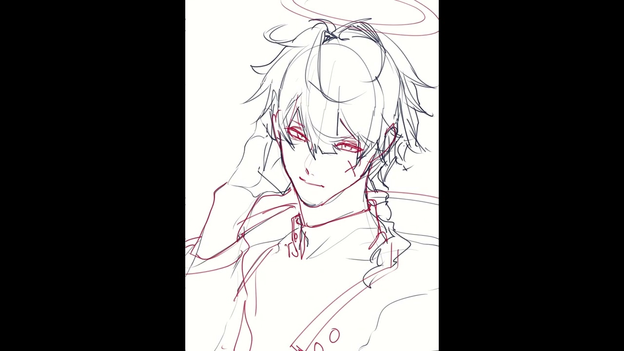 Time lapse Illustration making OC #timelapse #illustration #clipstudiopaint #huion
