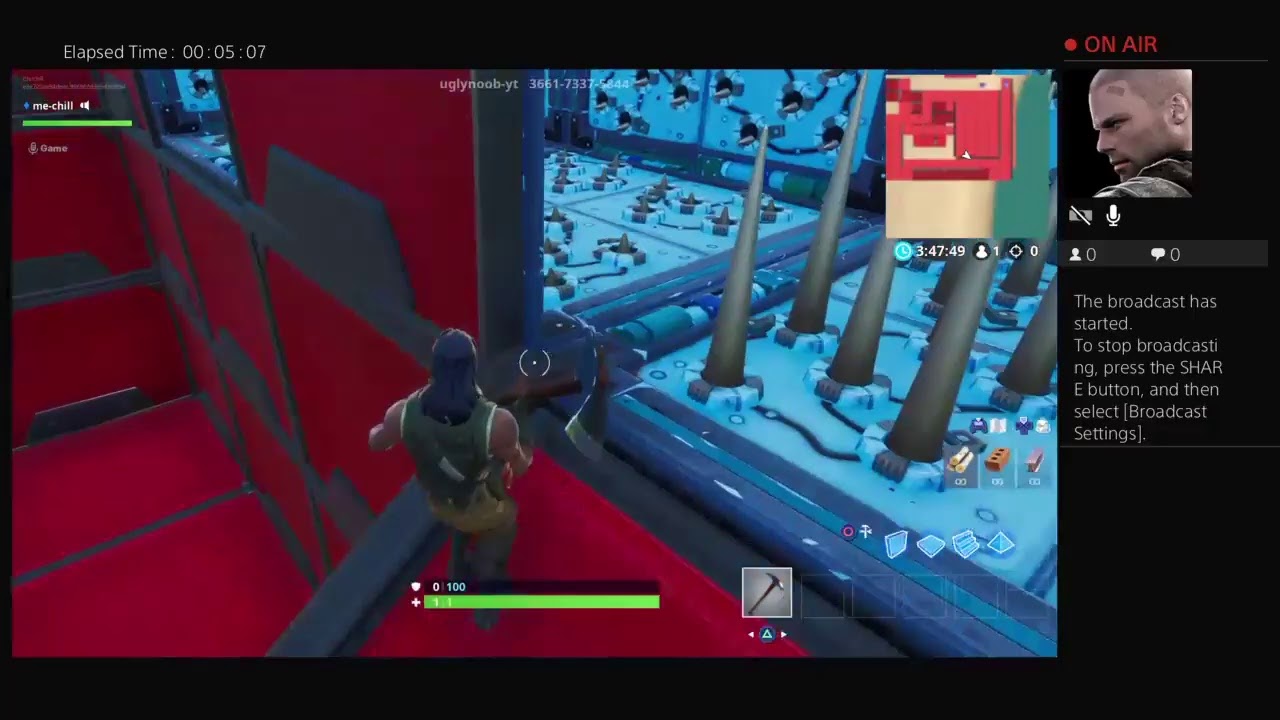 This deathrun has one level (no checkpoints)