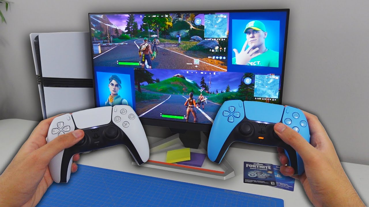 Как разделить экран в Fortnite на PS5 (простой способ)